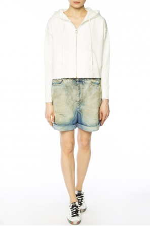 Embroidered cropped sweatshirt, zdjęcie 2 Embroidered cropped sweatshirt od Golden Goose